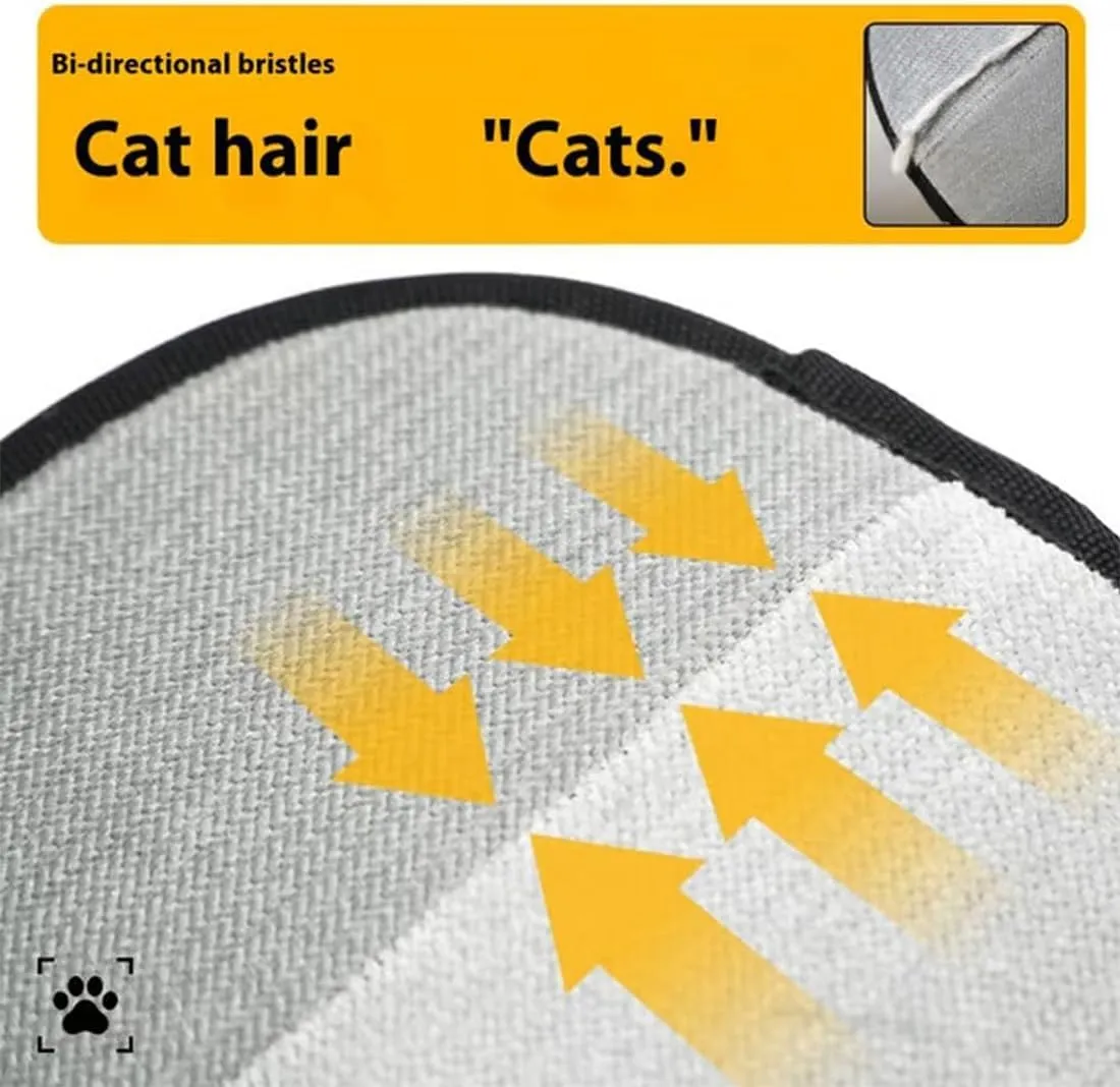 Yomi Pet Hair Remover Glove, Reusable Static Removal Gloves for Pet Grooming, Cats & Dogs Hairs Removal Mitts Tool, Effort-Free Clean, for Clothing/Couch/Furniture/Carpet (2PCS)