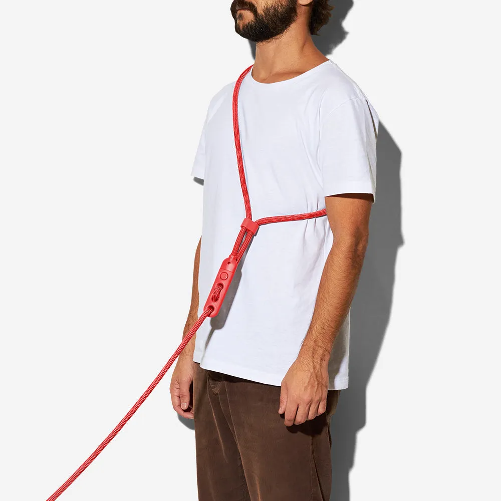 Zee Dog Neon Coral Hands-Free Dog Lead